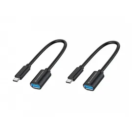 Conceptronic USB-C auf USB-A Adapter 0,2 m Schwarz