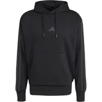 adidas Essentials 3-STREIFEN Hoodie Herren, KE7272 - black/carbon S