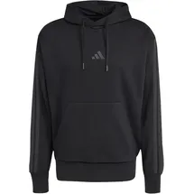 adidas Essentials 3-STREIFEN Hoodie Herren, KE7272 - black/carbon S