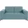 OTTO products Couch Polyester 2-Sitzer Blau