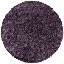 KADIMA DESIGN Teppich Spree Lila Ø 120 cm