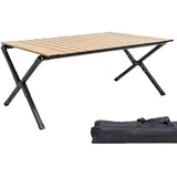 Grafner Campingtisch in Holzoptik inkl. Transporttasche 89x58x43cm