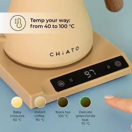 chiato flowPLAY Gooseneck 0,6 l Beige