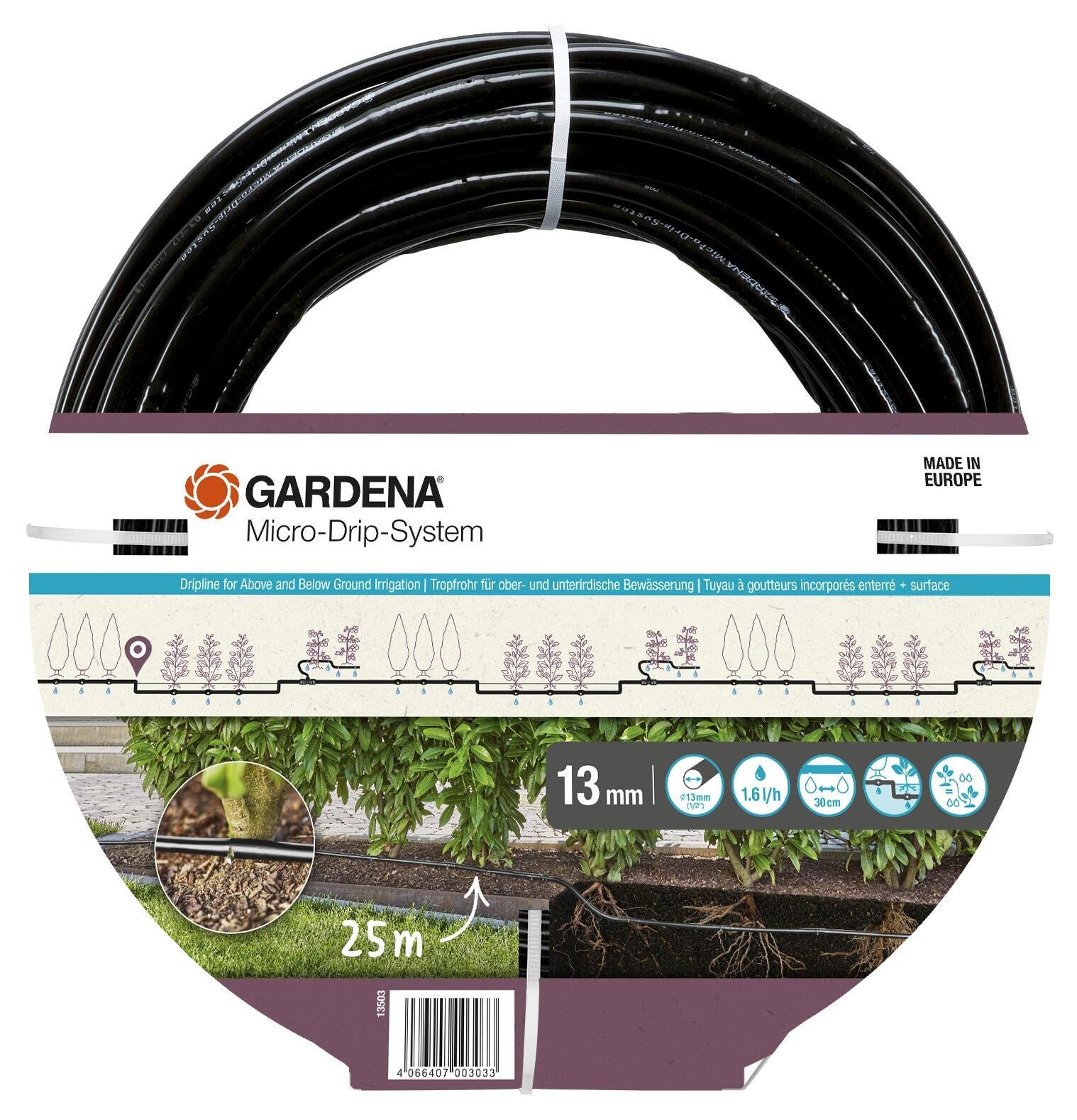 gardena tropfrohr unterirdisch
