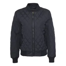URBAN CLASSICS Damen Diamond Quilt Nylon Jacket", Jacke, navy, XL, - XL
