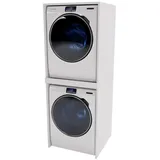craftpak Waschmaschinenschrank 66 x 180 x 65 cm Weiß
