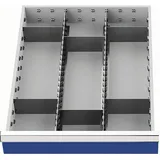Bedrunka & Hirth Gerätebau GmbH Schubladenunterteilungsmaterial Front-H.150mm 2Längs-/6Querteiler Schubl-B.450mm