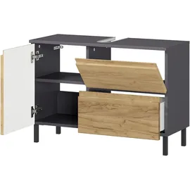 Germania Waschbeckenunterschrank 80 x 56 cm Holzfarben