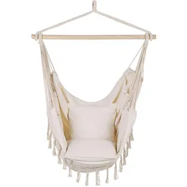 Beliani Hängesessel BONEA Beige