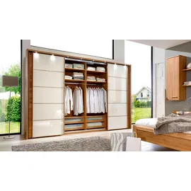 Wiemann Schwebetürenschrank Kufstein 330 x 240 x 0 cm Beige/Weiß