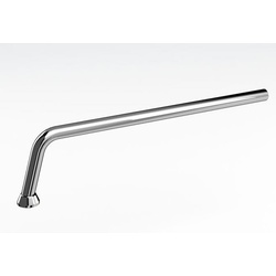 Ablaufrohr Chrom für Nostalgie Badewanne Naturstein freistehend 1700mm BCha - Ablauf Rohr