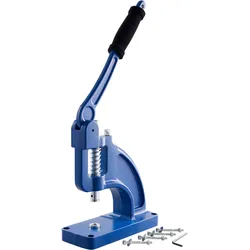 Ösenpresse TEP-3 zur professionellen Verarbeitung von Planenösen, Werkzeugstahl, blau