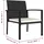 vidaXL Gartenstuhl 59,2 x 67,7 x 38,2 cm schwarz 4 St.