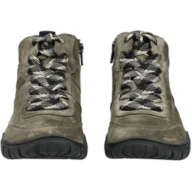 Paul Green Damen Sneaker Veloursleder Grün 38