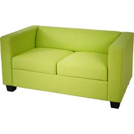 MCW 2er Sofa Lille ~ Kunstleder, hellgrün