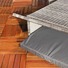 MuCoLa Gartenlounge-Set 4-tlg. Grau
