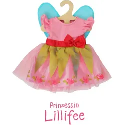 HELESS 1430 Puppenkleid Prinzessin Lillifee mit pinker Schleife, Gr. 28-35 cm