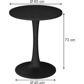 Vicco Carl Ø 60 cm schwarz
