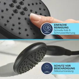 Grohe Vitalio Start Duschsystem 250 mit Thermostat Schwarz 266772431