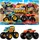 Hot Wheels Monster Trucks 1:64 2er-Pack (verschiedene Ausführungen) FYJ64