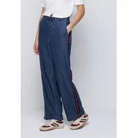 street one studio Jeans, mit Gallonstreifen soft indigo washed, 29 - 29W / 30L