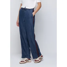 street one studio Jeans, mit Gallonstreifen soft indigo washed, 29 - 29W / 30L