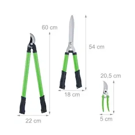 Relaxdays Astschere Gartenscheren Set