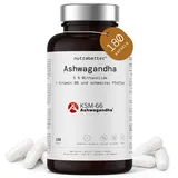 Ashwagandha Kapseln KSM-66® | 600 mg Tagesdosis | 180 vegane Kapseln | Standardisierter Bio-Wurzelextrakt mit 5% Withanoliden | Adaptogen für Stress, Energie & Schlaf | nutrabetter®
