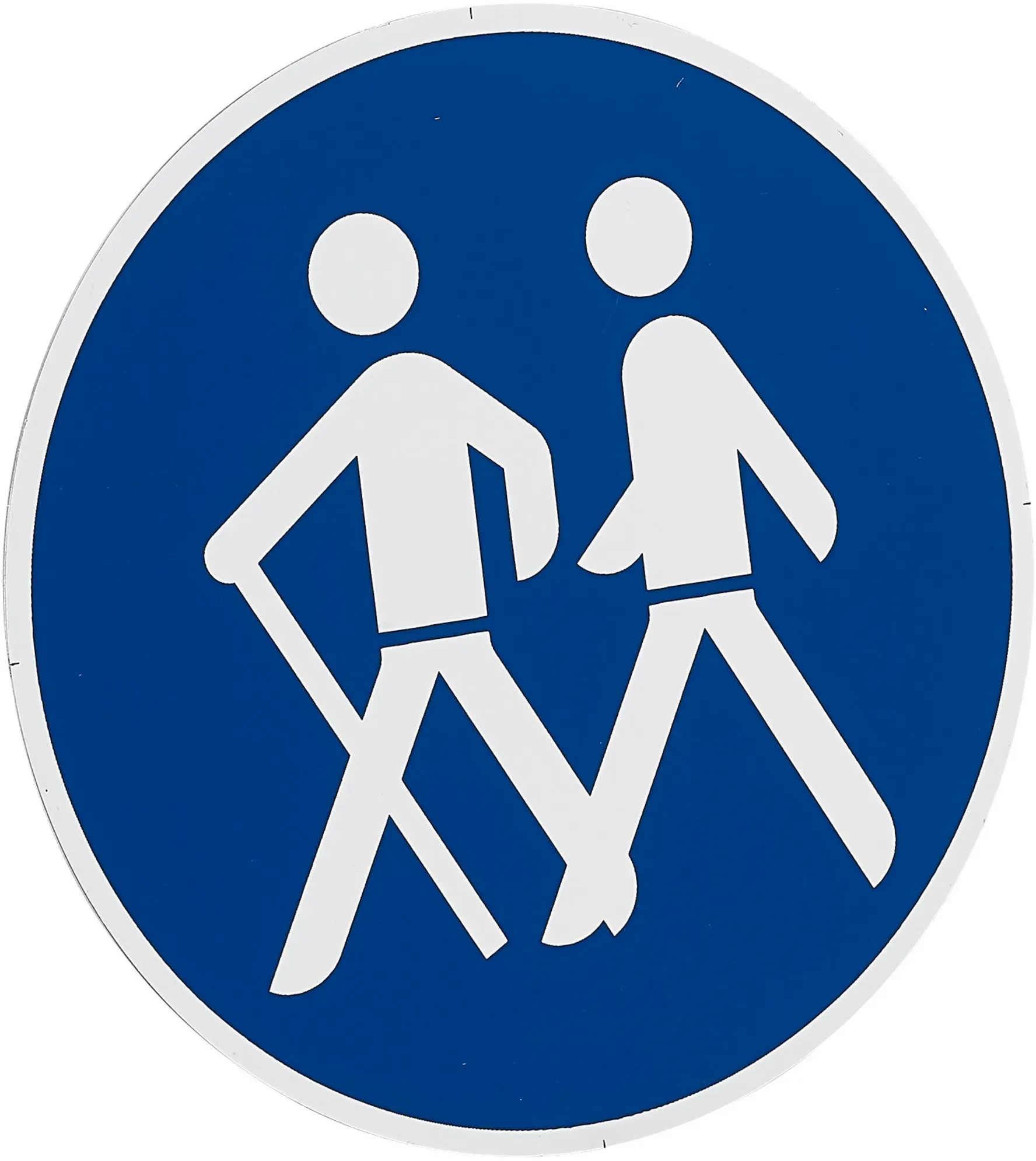 Schild Sonderweg Wanderer