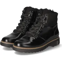 Waldläufer 911802 VBD304/001 orthopädischer Stiefel mit Warmfutter Lackleder Damen in schwarz - Gr. 39,5 - 39.5 EU