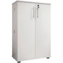 VCM Engalo CD-Regal 60 x 31 x 93 cm Weiß