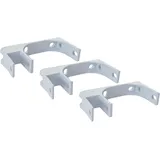 Mendler 3er-Set Deckenhalterung für Markise T790 T791, Wandhalterung Deckenmontage Adapter