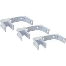 Mendler 3er-Set Deckenhalterung für Markise T790 T791, Wandhalterung Deckenmontage Adapter