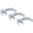 Mendler 3er-Set Deckenhalterung für Markise T790 T791, Wandhalterung Deckenmontage Adapter