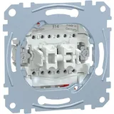 Merten Doppelwechselschalter-Einsatz, 1-polig, 10 AX, AC MEG3126-0000