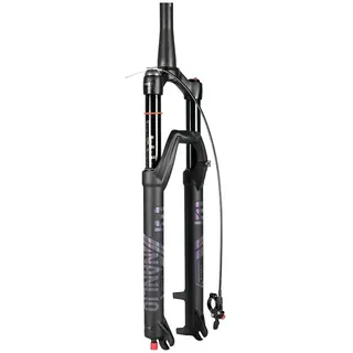 Mountainbikes Federgabel 26 27,5 29 Zoll Luftgabel 140mm Federweg 1-1/2" Konische Fahrrad Vorderradgabel Scheibenbremse Fahrradgabeln 9*100mm QR Dämpfungseinstellung HL/RL(Tapered-remote,27.5")