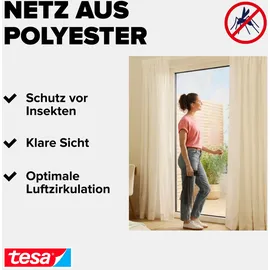 Tesa Fliegengitter Fenster anthrazit