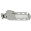 Straßenlaterne Straßenlampe LED Straßenbeleuchtung, IP65 Tageslichtlampe, grau, LED 50W 6850Lm 6500K, HxLxB 43,4x6,3x16,9cm