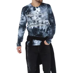 ROCKUPY Herren Pullover Baumwoll-Pullover aus dünnem Stoff Alltags-Pulli 393823 Grau - S