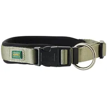 Hunter Neopren Vario Plus oliv/schwarz | 28-30cmx15mm Hundehalsband