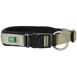 Hunter Neopren Vario Plus oliv/schwarz | 28-30cmx15mm Hundehalsband