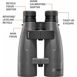 Bushnell Match Pro 15x56mm Fernglas - Gray - One Size