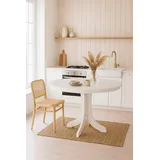 moebel direkt online Esstisch rund mit Auszugfunktion "Weimar" weiss