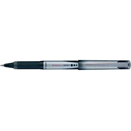 Pilot Pen PILOT V-Ball Grip 07 Tintenroller schwarz/silber 0,4 mm, schwarz,