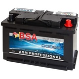 AGM Batterie 85AH 12V Solarbatterie AGM Gel Versorgungsbatterie Wohnmobil Boot Akku ersetzt 80AH 90AH