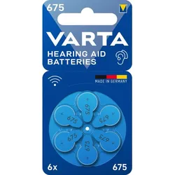 A675 Batterie kompatibel Sky Baseo Q-UP Naída V-UP Hörverstärker Hörgerät 1,45V