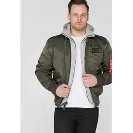 Alpha Industries Ma-1 D-tec Jacke Rep.Grey L