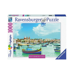 Ravensburger Puzzle Puzzle Mediterranean Malta, 1.000 Teile, Puzzleteile