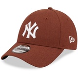 New Era 9Forty Strapback Cap - LEINEN New York Yankees braun