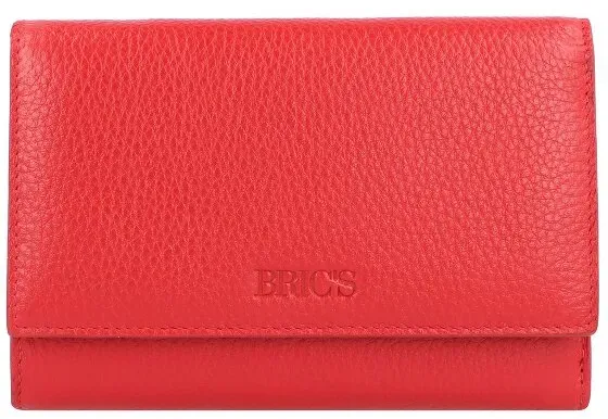 Bric's Marmolada Geldbörse RFID Leder 15 cm  rot